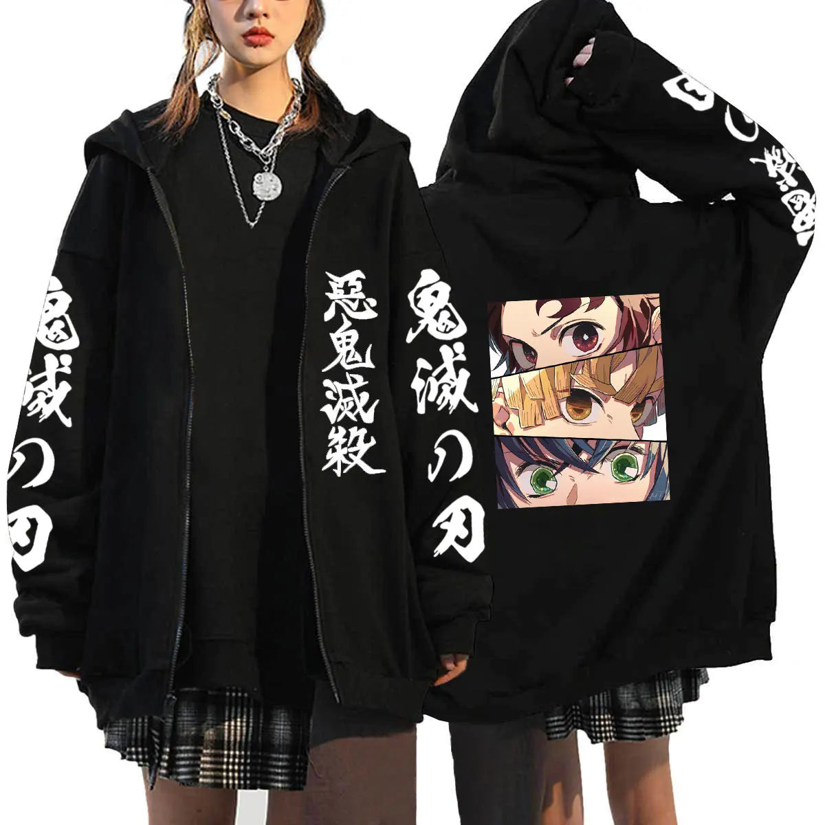 Demon Slayer Zipper Jacket - Jacket