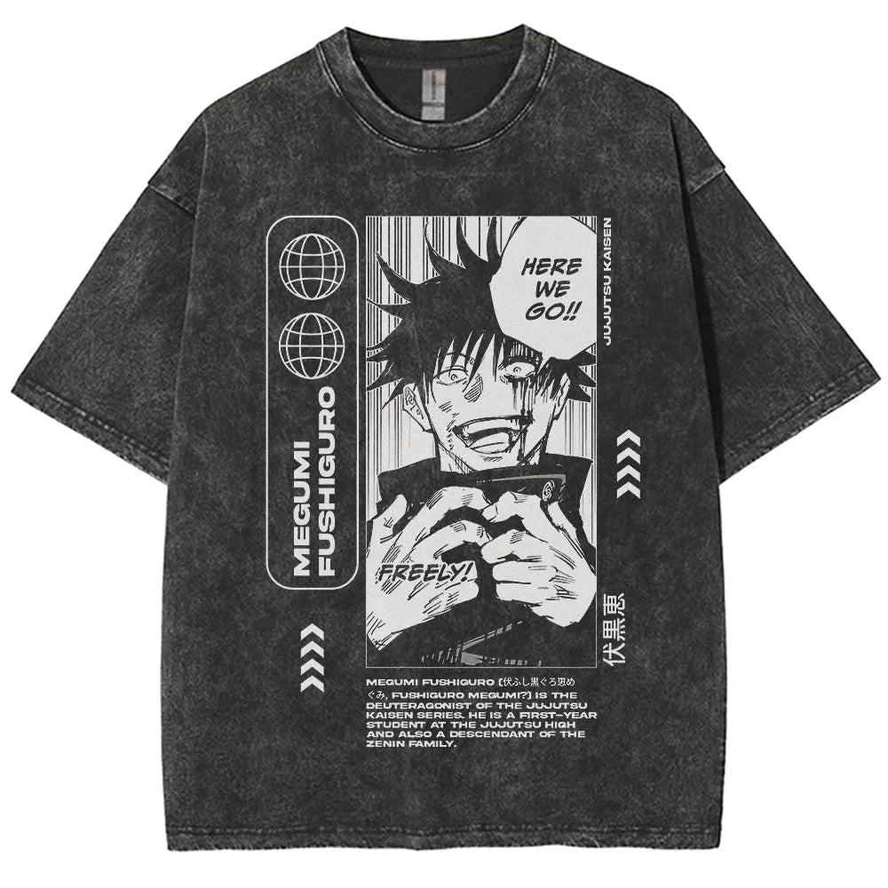 Gojo Satoru T-Shirt – Cursed Power, Jujutsu Kaisen Eden of Clothes 