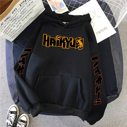 Haikyuu Manga Print Hoodie - Hoodie