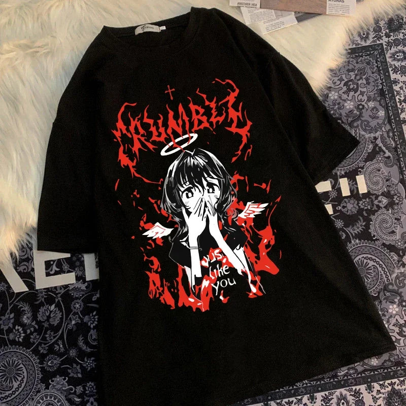 Harajuku Gothic Short Sleeve Eden of Clothes 