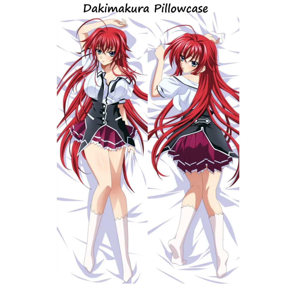 High School DxD Dakimakura Pillowcase Rias Gremory Cosplay Kawaii Loli Girl Pillow Anime Hug Body Otaku Bed Pillow