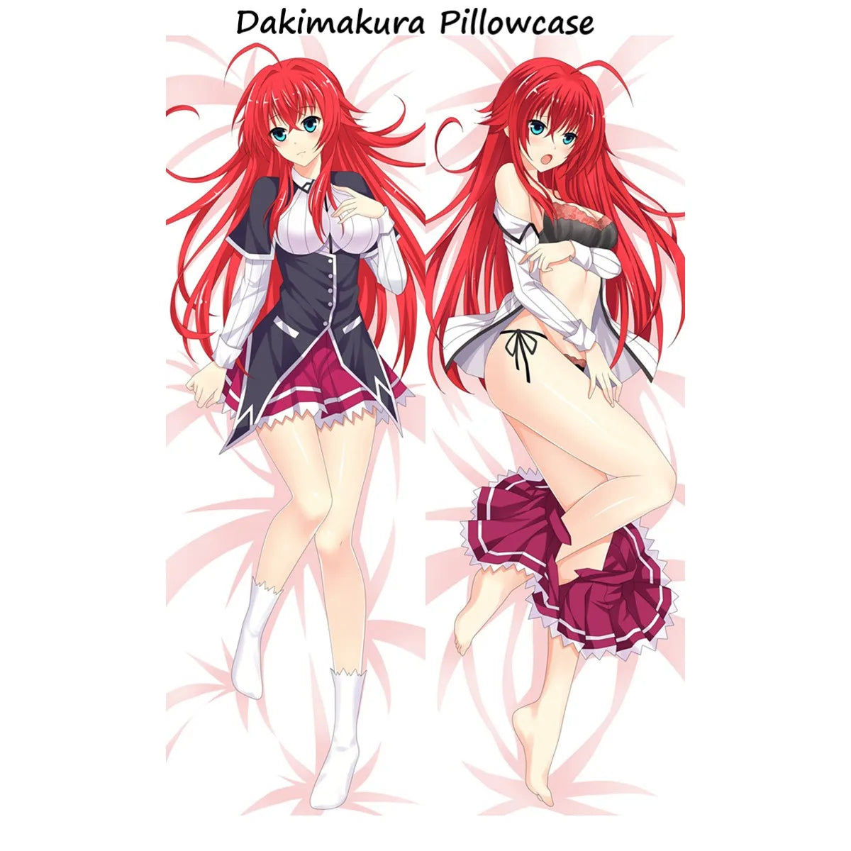 High School DxD Dakimakura Pillowcase Rias Gremory Cosplay Kawaii Loli Girl Pillow Anime Hug Body Otaku Bed Pillow