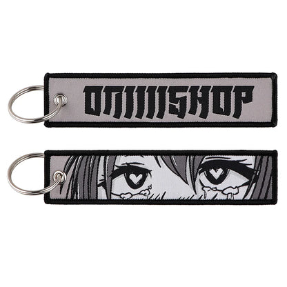 Japanese Embroidery Key Fobs – Stylish Anime-Inspired Accessory Eden of Clothes 