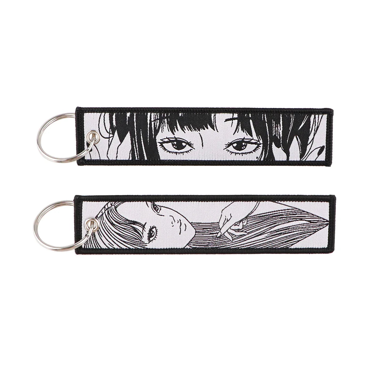 Japanese Embroidery Key Fobs – Stylish Anime-Inspired Accessory Eden of Clothes 