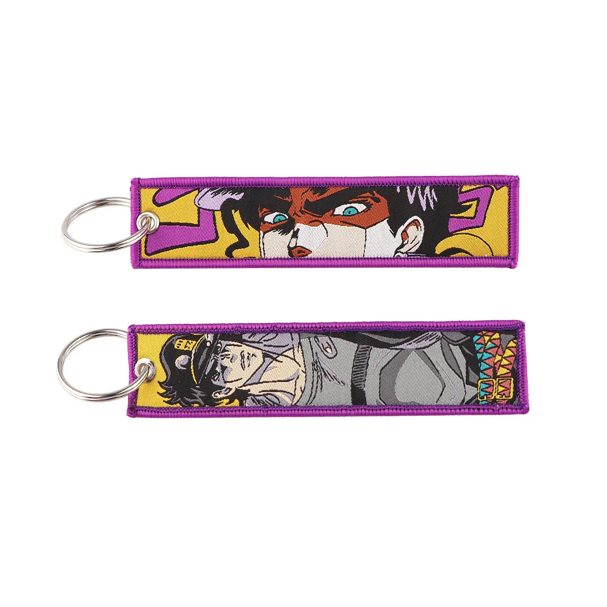 Japanese Embroidery Key Fobs – Stylish Anime-Inspired Accessory Eden of Clothes 