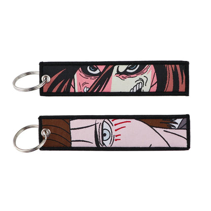 Japanese Embroidery Key Fobs – Stylish Anime-Inspired Accessory Eden of Clothes 