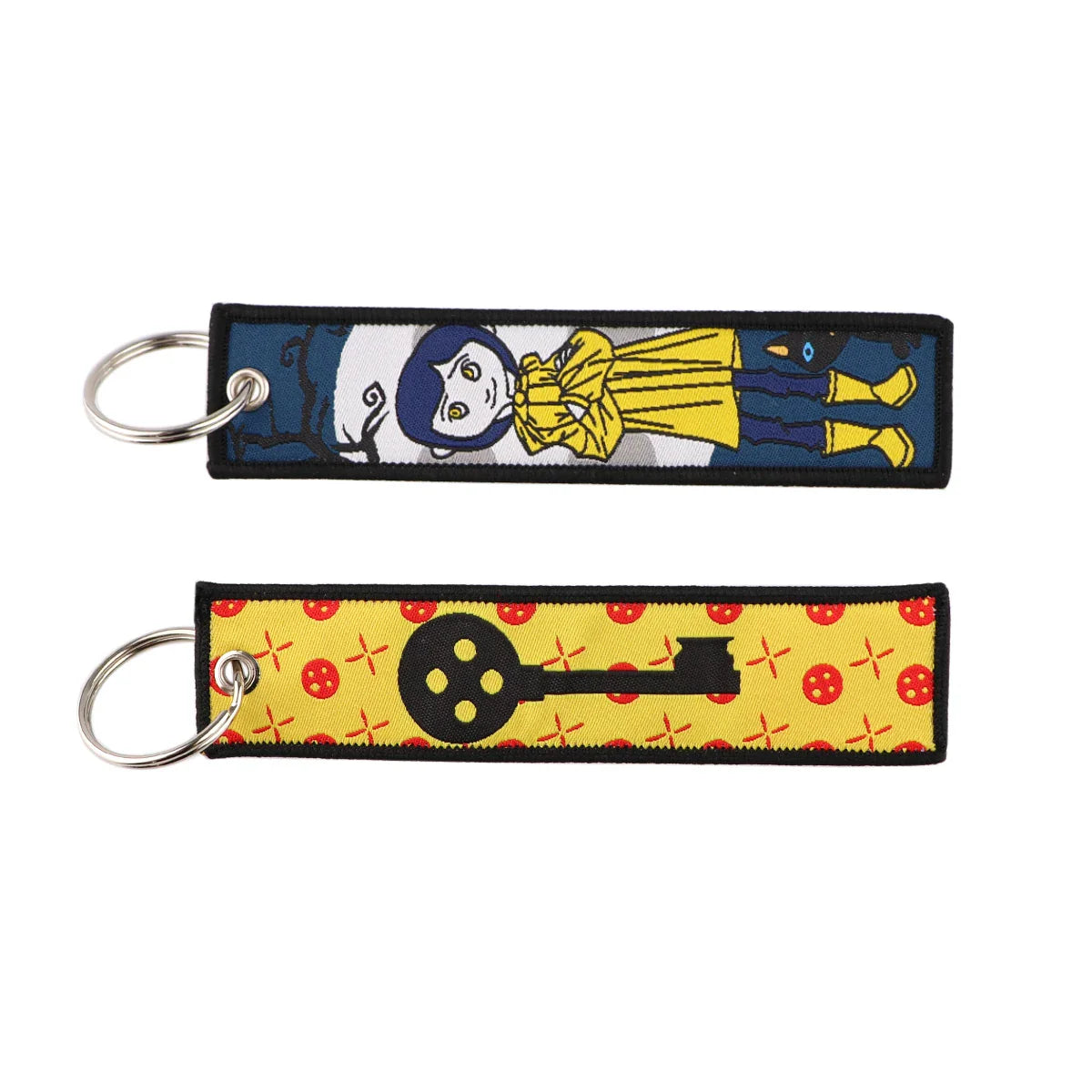 Japanese Embroidery Key Fobs – Stylish Anime-Inspired Accessory Eden of Clothes 