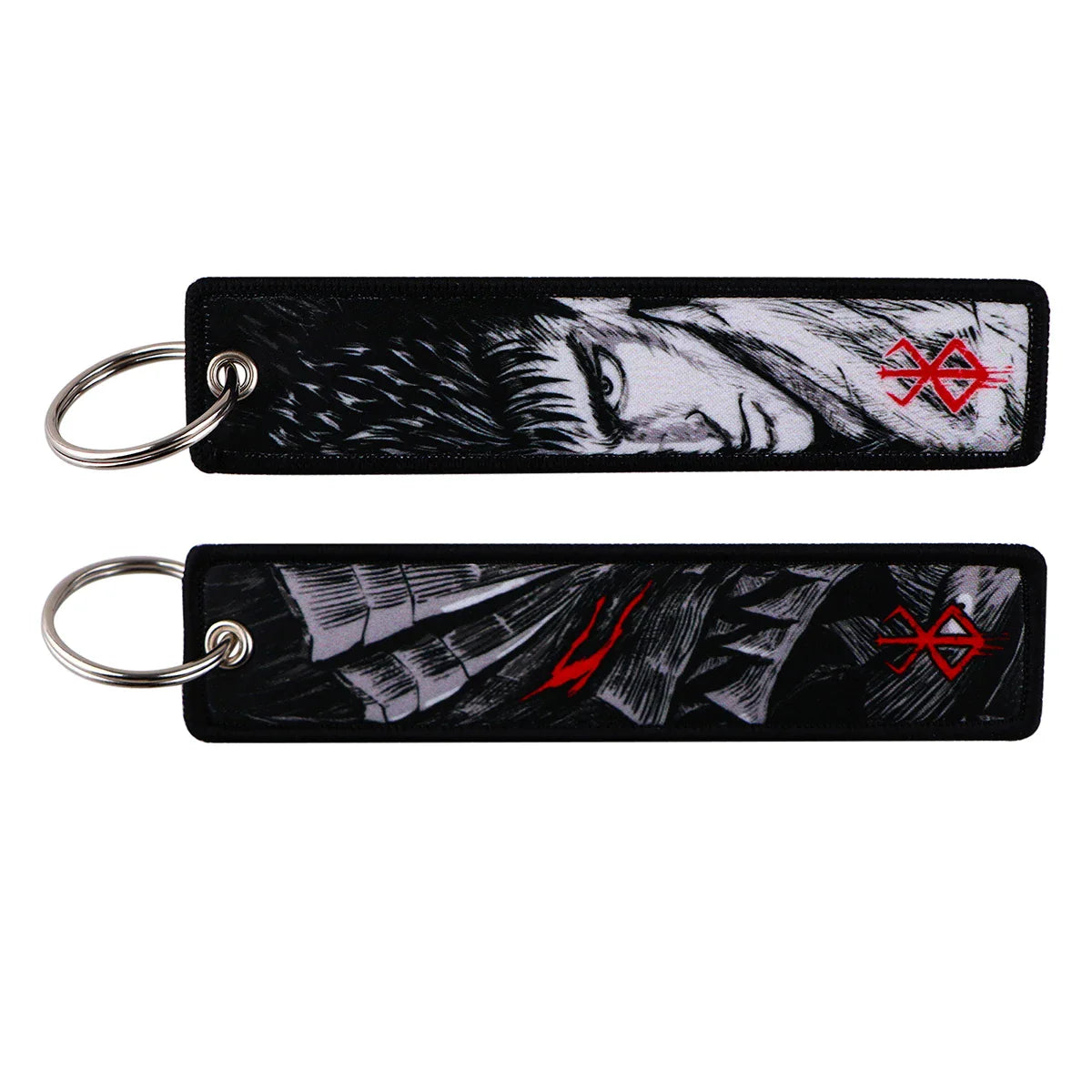 Japanese Embroidery Key Fobs – Stylish Anime-Inspired Accessory Eden of Clothes 