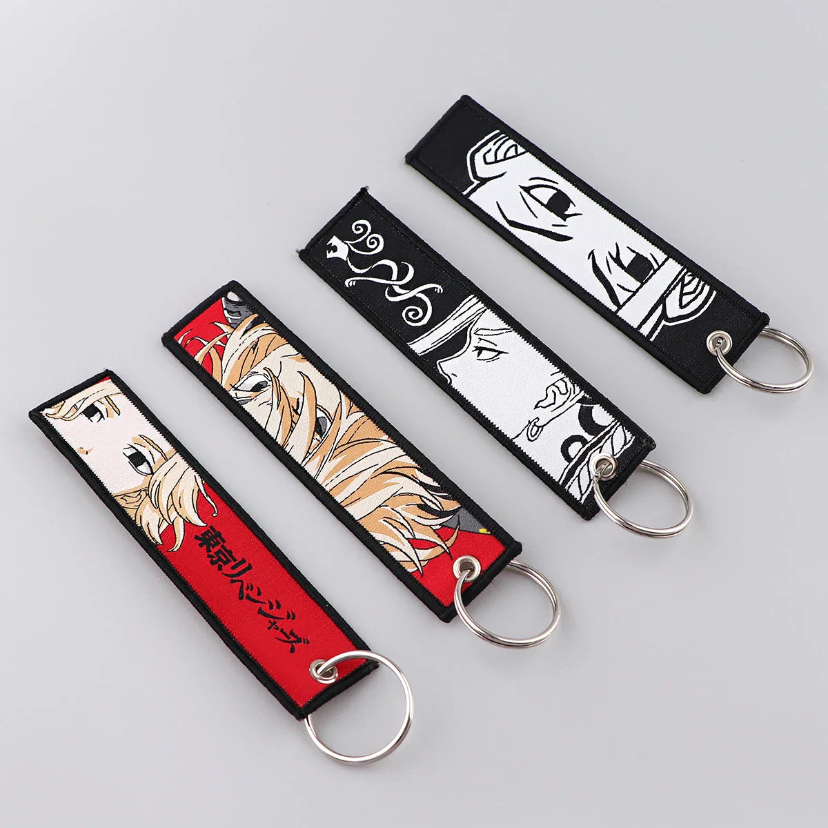 Japanese Embroidery Key Fobs – Stylish Anime-Inspired Accessory Eden of Clothes 
