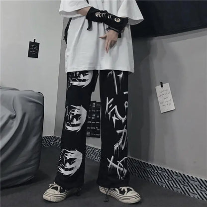 Japenese Printed Anime Sweatpants Eden of Clothes 