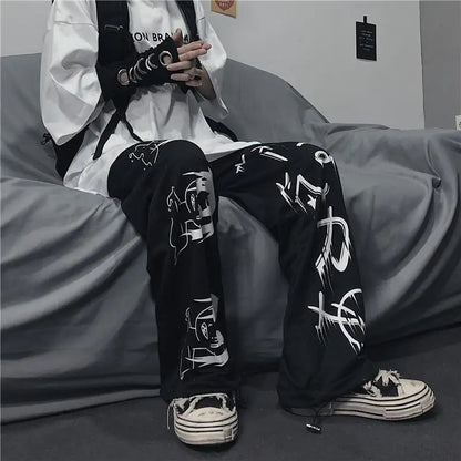 Japenese Printed Anime Sweatpants Eden of Clothes 