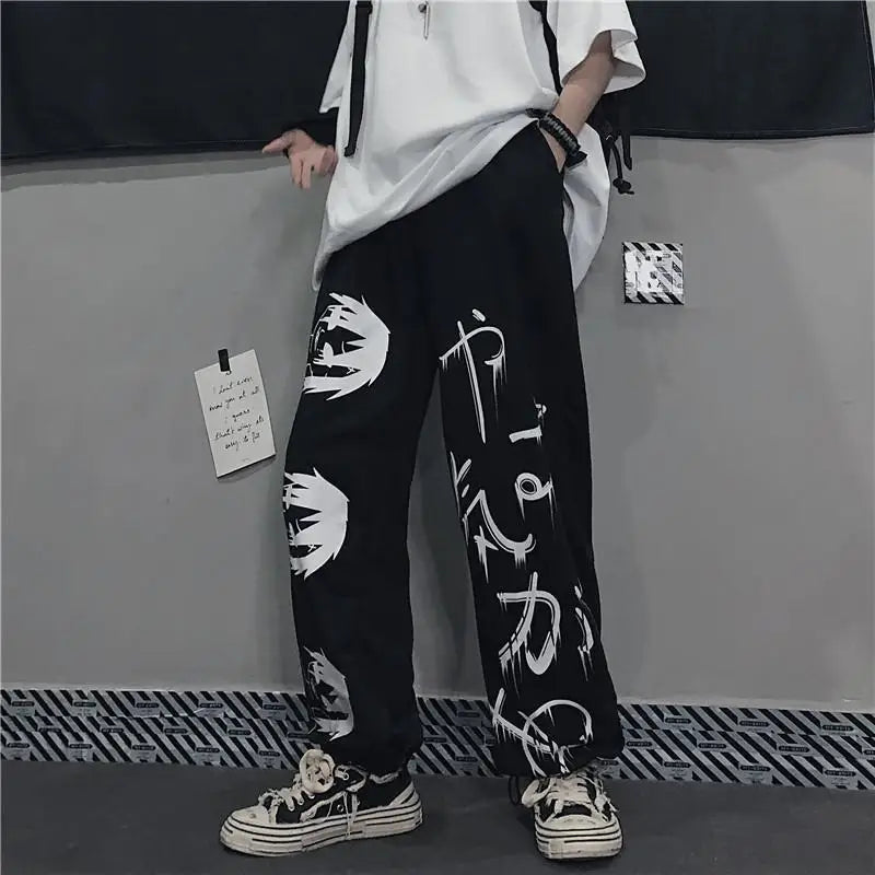 Japenese Printed Anime Sweatpants Eden of Clothes 