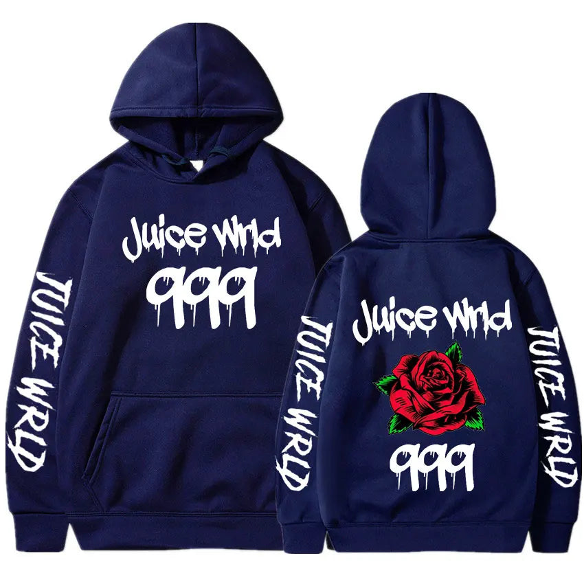 Juice WRLD Hoodie - Navy blue / XS - Hoodie