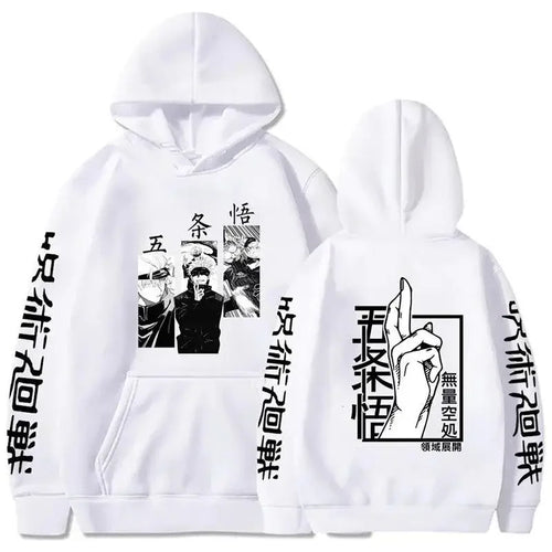 Gojo Satoru Hoodie – Printed Design, Jujutsu Kaisen - Eden of Clothes