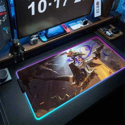 League of Legends Jinx Gaming LED Mouse Pad - Accessory