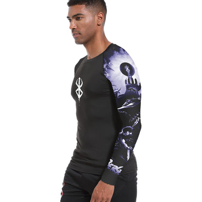 Men’s Compression Shirt Anime Berserk with sleeves - T-Shirt