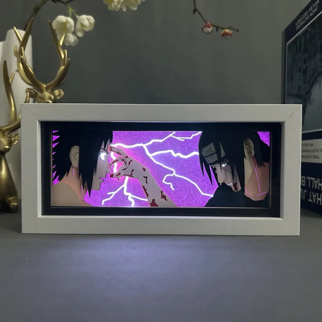 Naruto Anime LED Light Box - Design 4 / One Color Light - Accessory