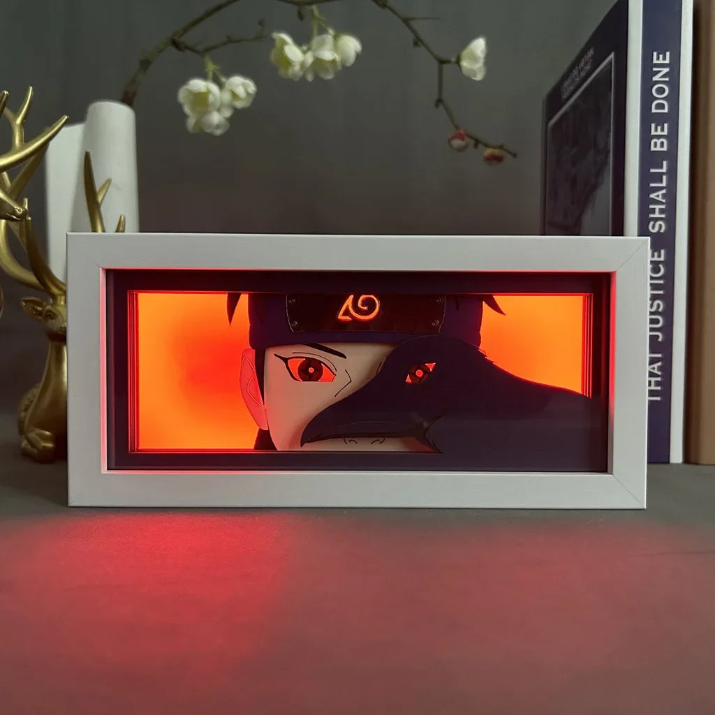 Naruto Anime LED Light Box - Design 8 / One Color Light - Accessory