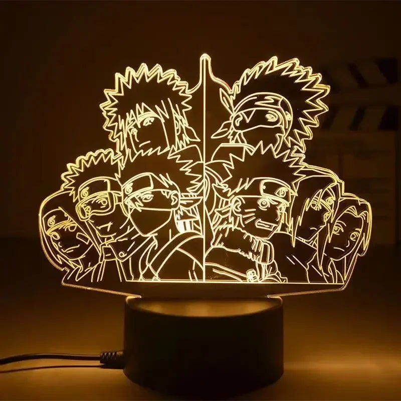 Naruto LED Night Light – Remote, Anime Inspired Design Eden of Clothes 