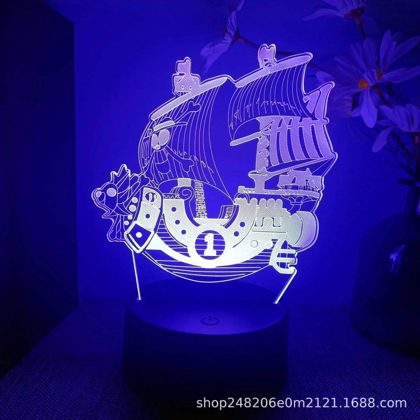 One Piece Anime Night Lights - Design 10 / 16 color with remote - Accessory