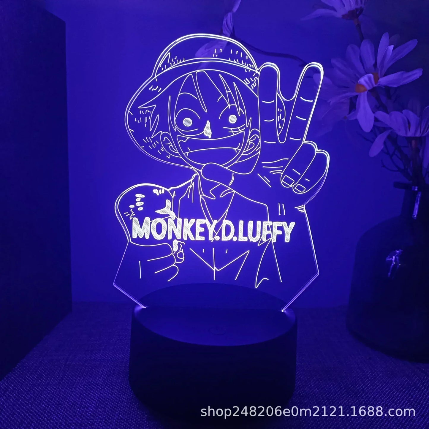 One Piece Anime Night Lights - Design 11 / 16 color with remote - Accessory