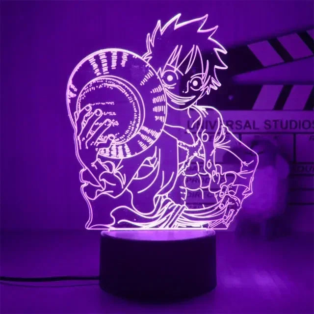 One Piece Anime Night Lights - Design 16 / 16 color with remote - Accessory