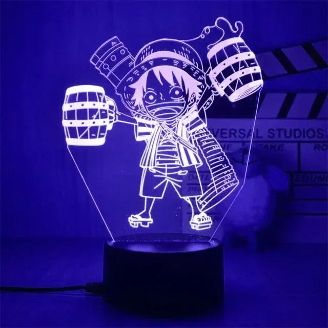 One Piece Anime Night Lights - Design 18 / 16 color with remote - Accessory