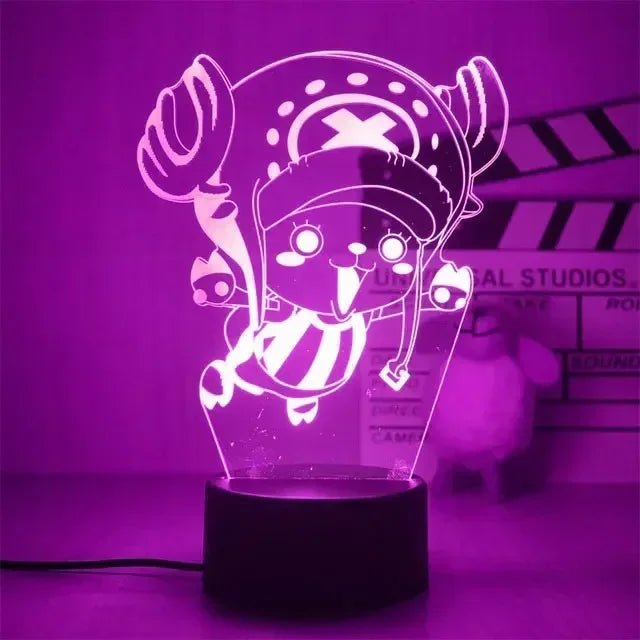 One Piece Anime Night Lights - Design 19 / 16 color with remote - Accessory