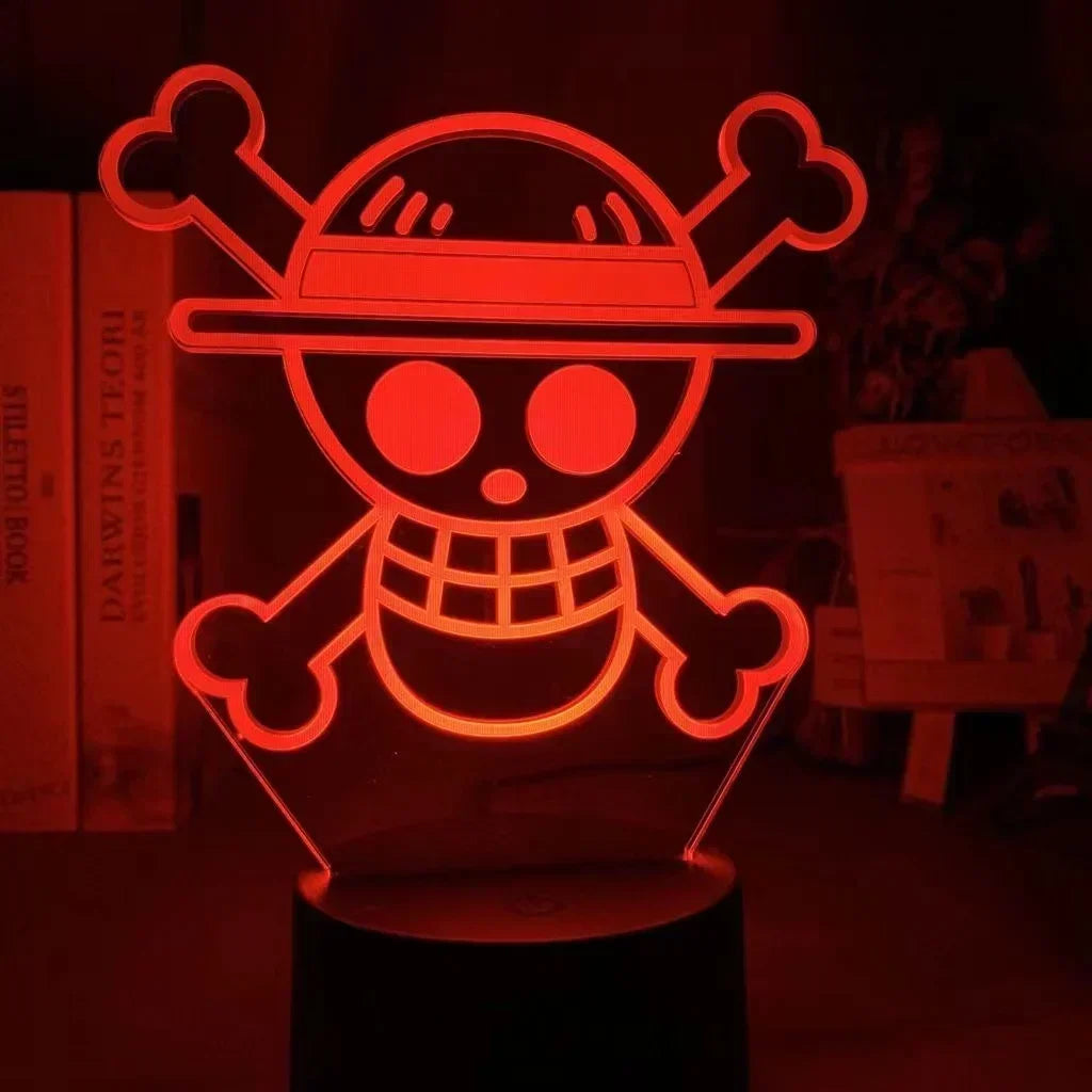 One Piece Anime Night Lights - Design 22 / 16 color with remote - Accessory