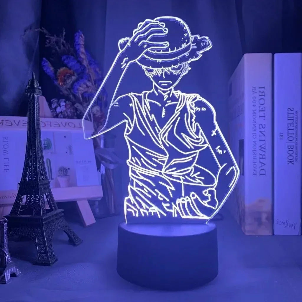 One Piece Anime Night Lights - Design 3 / 16 color with remote - Accessory