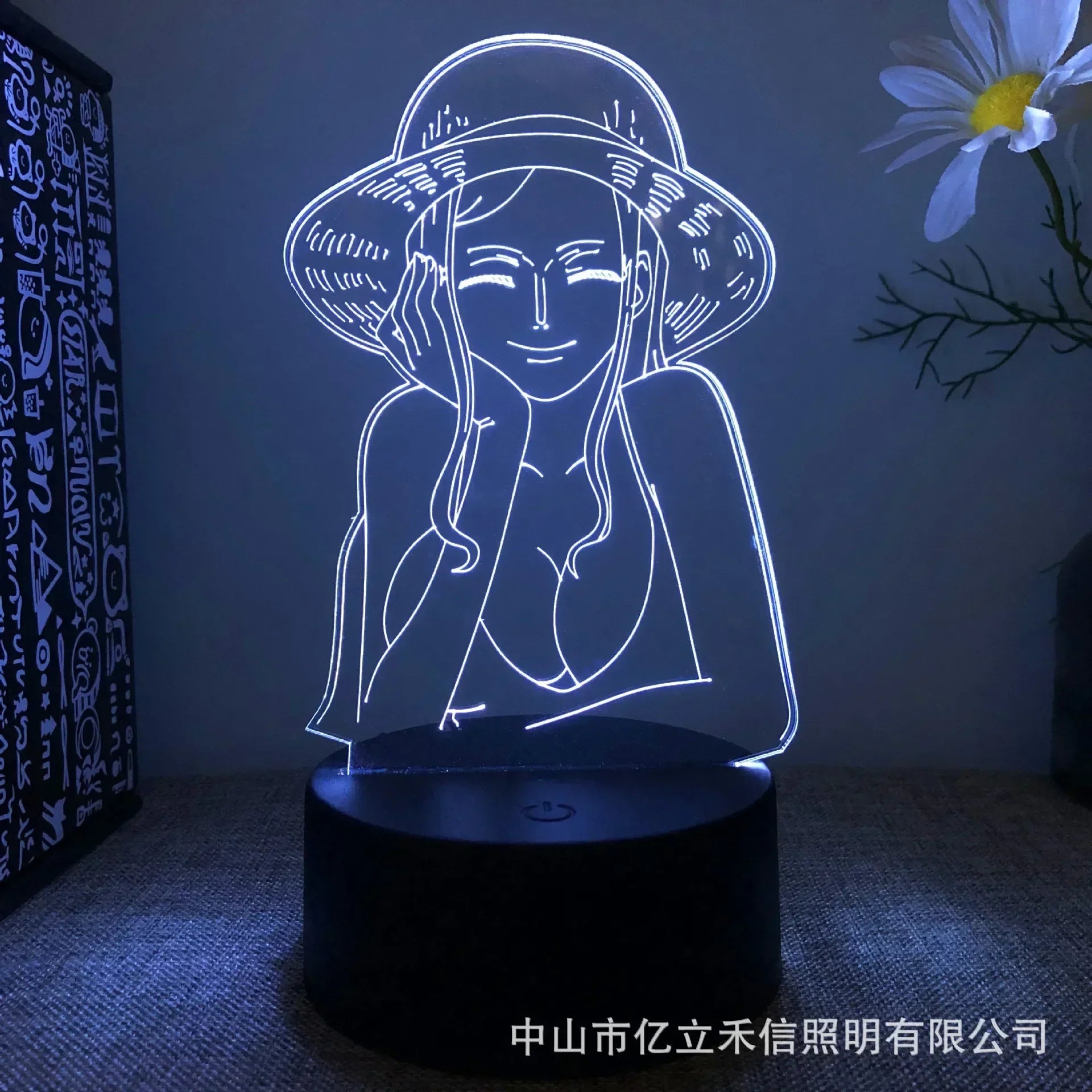 One Piece Anime Night Lights - Design 5 / 16 color with remote - Accessory