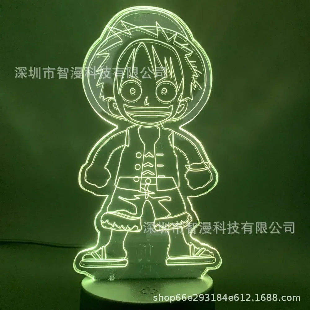 One Piece Anime Night Lights - Design 6 / 16 color with remote - Accessory