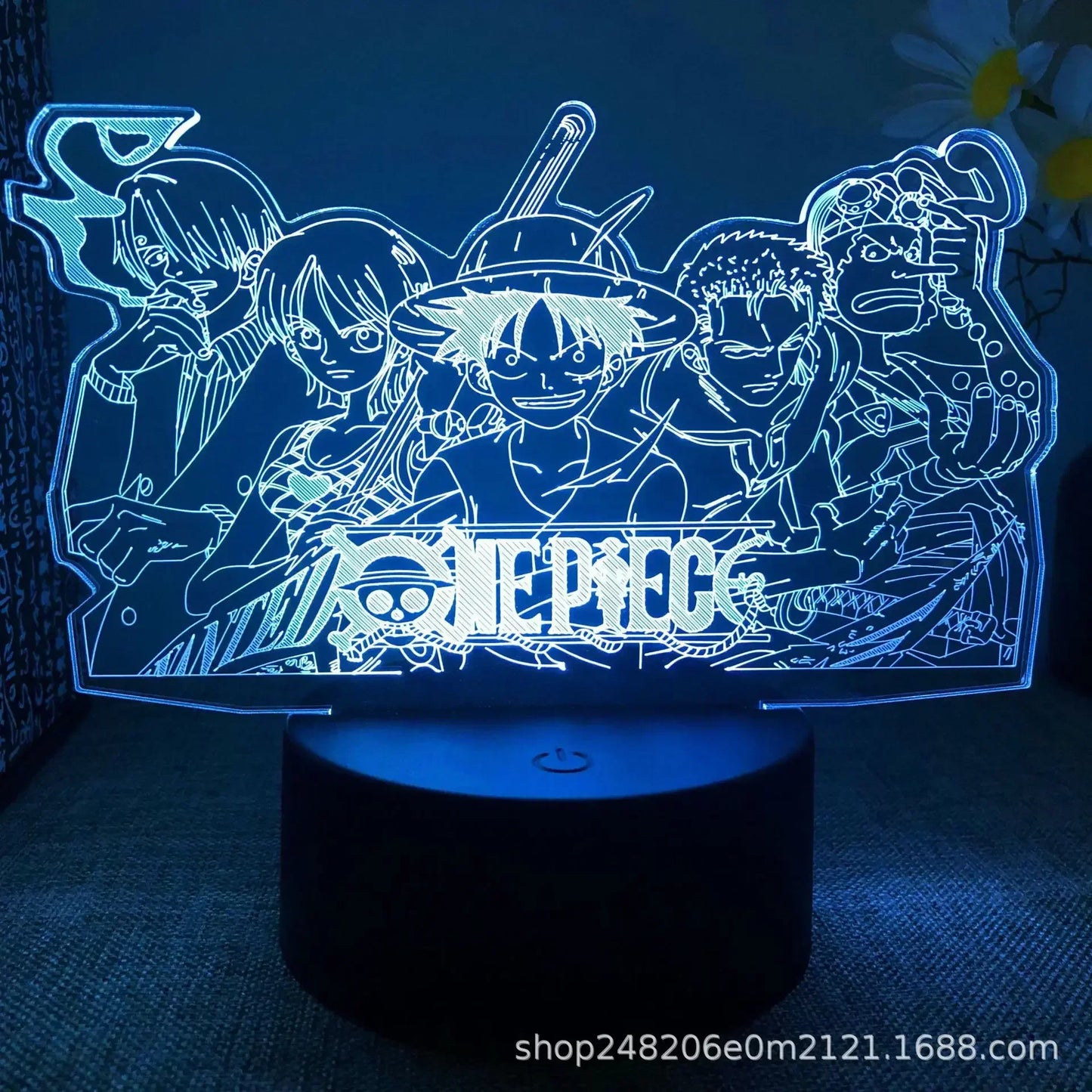 One Piece Anime Night Lights - Design 8 / 16 color with remote - Accessory