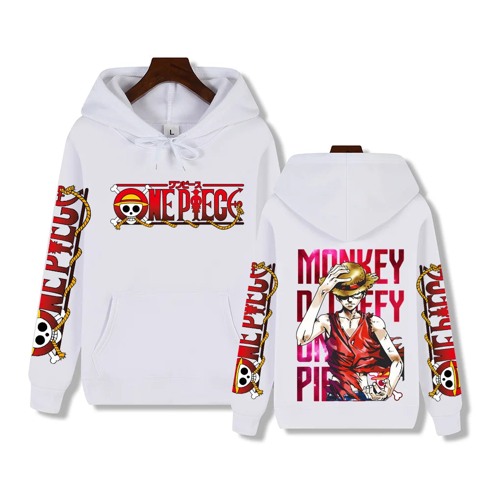 Luffy Red Hoodie – Stylish Design, One Piece Eden of Clothes 