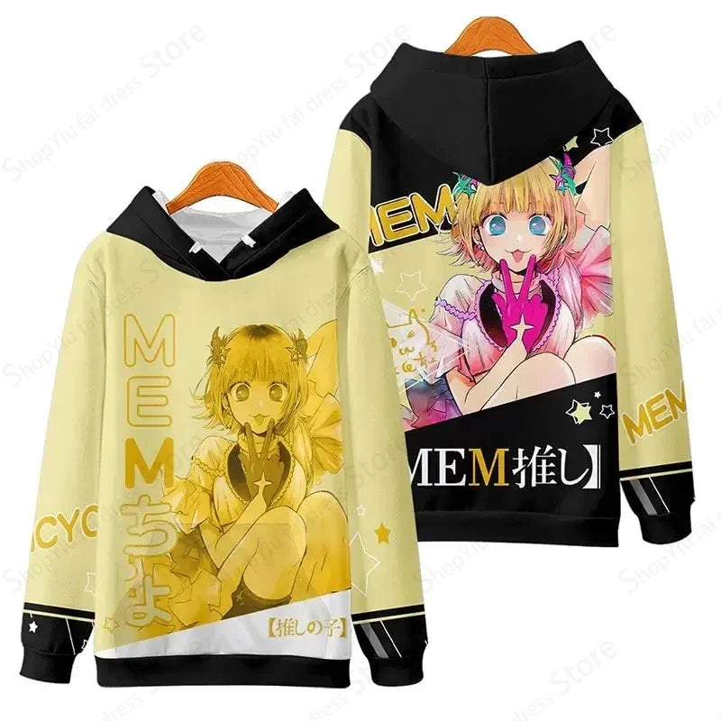 Oshi No Ko Hoodie – Oversized, Fashion Style Eden of Clothes 
