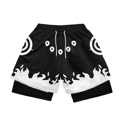 Performance Shorts 2 in 1 Gym Anime - Pants