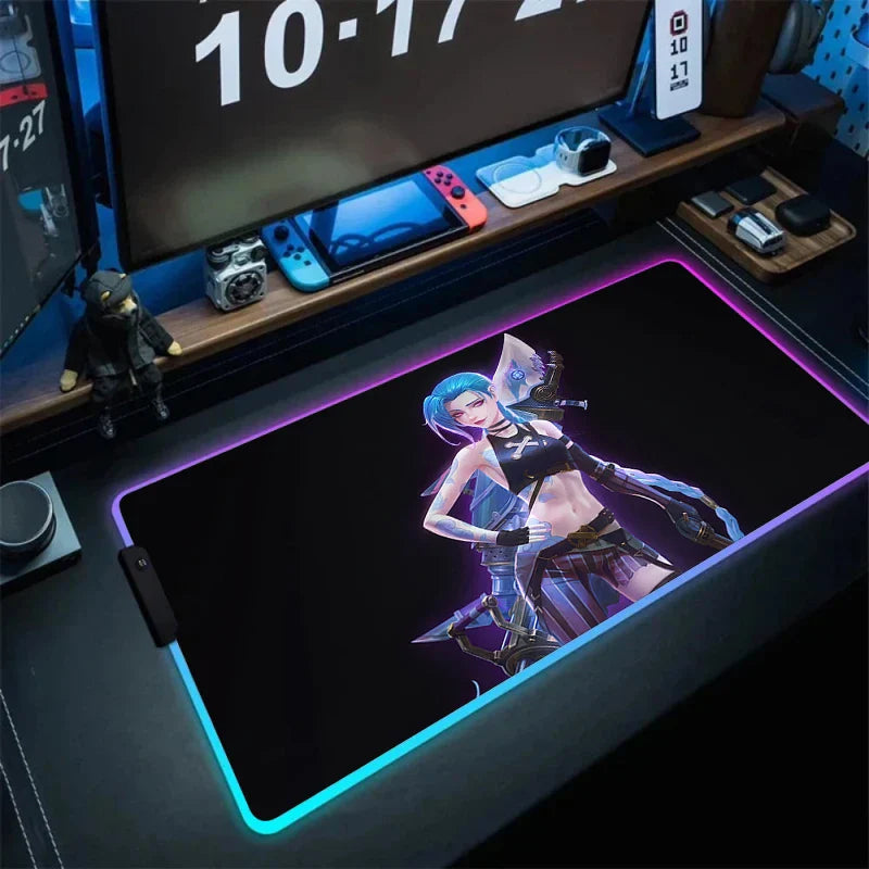 RGB Mouse Mat – Vibrant Colors, League of Legends Eden of Clothes 