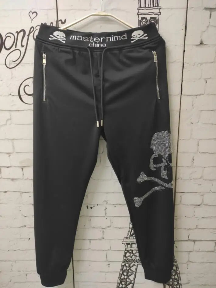 Rhinestones Skull anime pants Eden of Clothes 