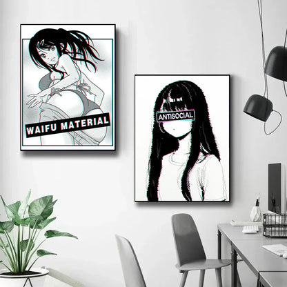 Sexy and cute anime girl poster - Accessory