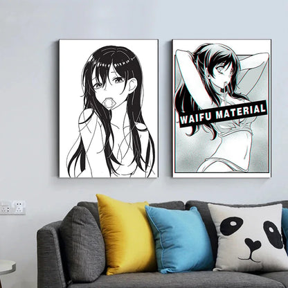 Sexy and cute anime girl poster - Accessory