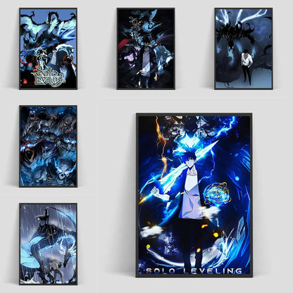 Solo Leveling Poster – Anime Art, Character Design Eden of Clothes 