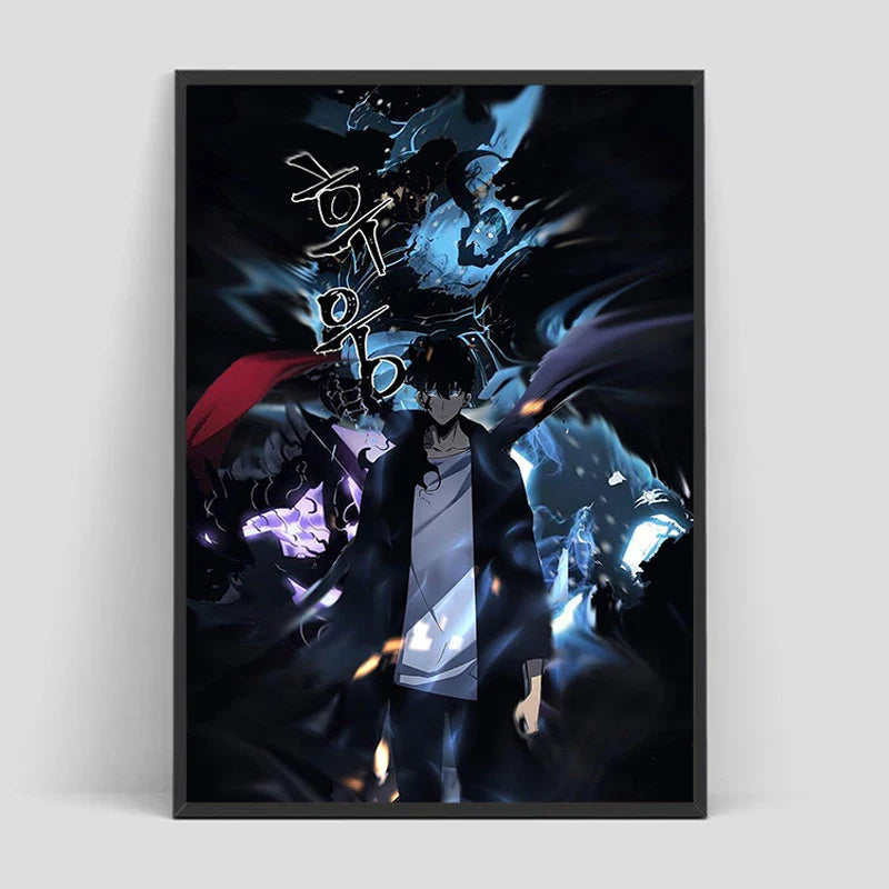 Solo Leveling Poster – Anime Art, Character Design Eden of Clothes 