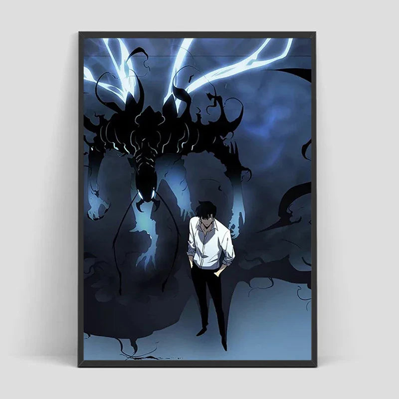 Solo Leveling Poster – Anime Art, Character Design Eden of Clothes 
