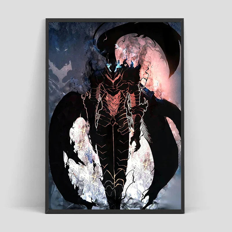 Solo Leveling Poster – Anime Art, Character Design Eden of Clothes 