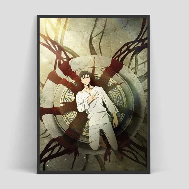Solo Leveling Poster – Anime Art, Character Design Eden of Clothes 