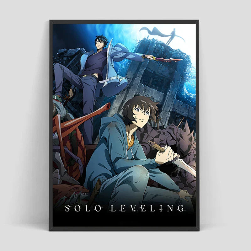 Solo Leveling Poster – Anime Art, Character Design Eden of Clothes 