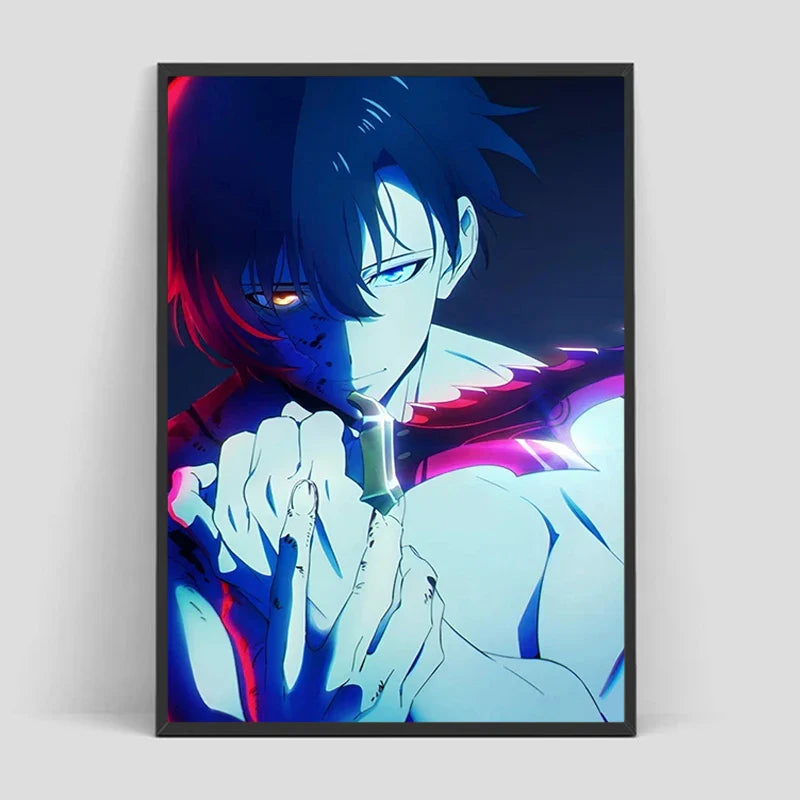 Solo Leveling Poster – Anime Art, Character Design Eden of Clothes 