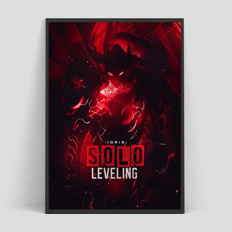 Solo Leveling Poster – Anime Art, Character Design Eden of Clothes 