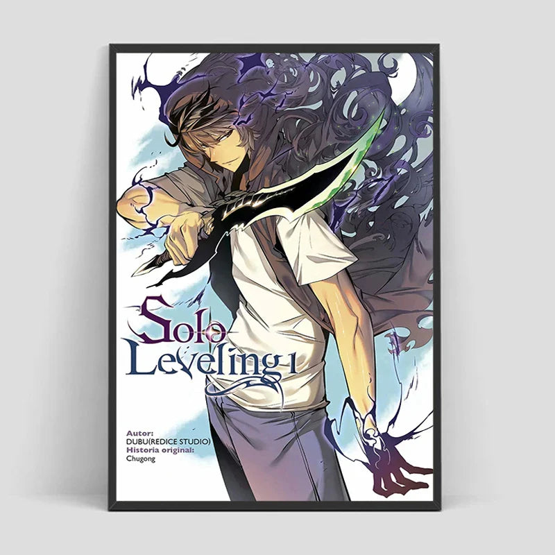 Solo Leveling Poster – Anime Art, Character Design Eden of Clothes 