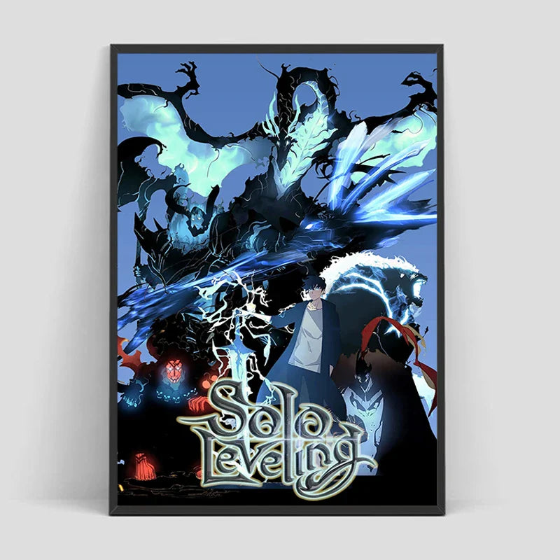 Solo Leveling Poster – Anime Art, Character Design Eden of Clothes 